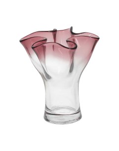 Ваза Glass Design Bizarre 27см цвет бордовый Andrea fontebasso