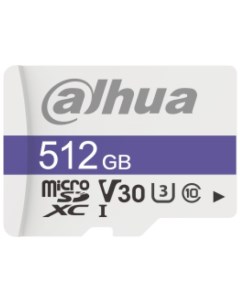 Карта памяти MicroSDXC 512GB DHI TF C100 512GB C10 U3 V30 FAT32 85MB s 80MB s Dahua