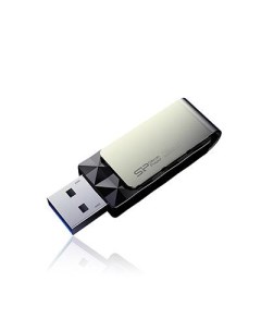 Накопитель USB 3 0 8GB Blaze B30 SP008GBUF3B30V1K черный серебристый Silicon power