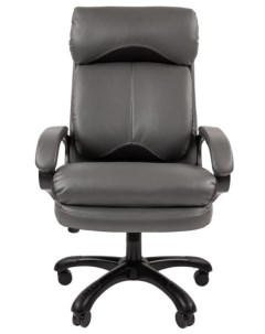 Кресло офисное 505 7127994 экопремиум серый черный пластик Chairman
