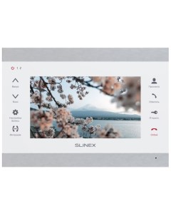 Видеодомофон SL 07MHD Silver White цветной настенный 7 IPS TFT LCD дисплей 16 9 разрешение экрана 10 Slinex