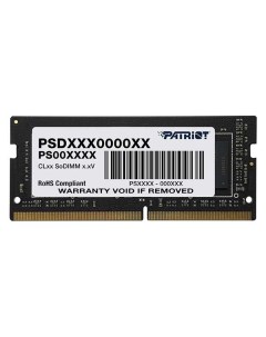 Оперативная память Patriot 16GB Signature DDR4 3200Mhz PSD416G320081S 16GB Signature DDR4 3200Mhz PS Patriòt