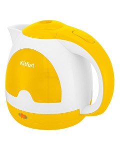 Электрочайник Kitfort KT 6607 3 белый желтый KT 6607 3 белый желтый