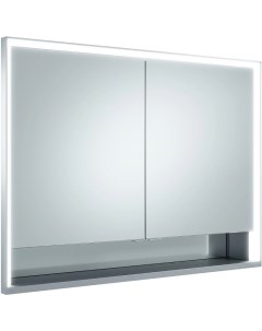 Зеркальный шкаф Royal Lumos 100 14314171301 с подсветкой Серебристый Keuco
