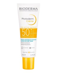 Солнцезащитный крем для лица и шеи Photoderm Creme SPF50 PA 40мл Bioderma