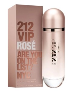 212 VIP Rose парфюмерная вода 125мл Carolina herrera