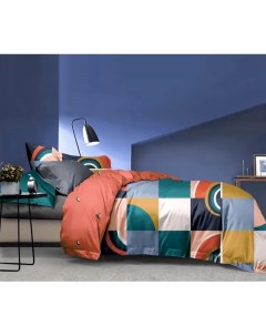 Комплект постельного белья Либретто двуспальный сатин разноцветный Eclair