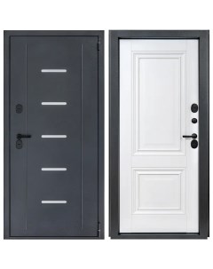 Дверь входная металлическая Порта Т 1 98x205 см правая белый Portika