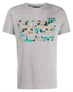 Cavalli class футболка с принтом xxl серый Cavalli class