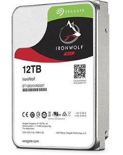 Жесткий диск 3 5 12 Tb 7200rpm 256Mb cache Ironwolf SATA III 6 Gb s ST12000VN0007 Seagate