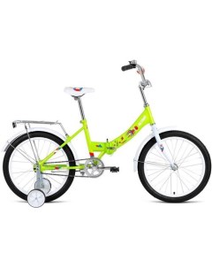Велосипед City Kids 20 Compact 2022 городской детский складной рама 13 колеса 20 зеленый 11 75кг Altair