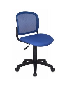 Кресло для офиса Бюрократ CH 296 BL 15 10 спинка сетка синий сиденье темно синий 15 10 Buro