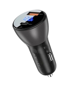 Автомобильное зарядное устройство Acefast B6 63W USB A + Type-C черное