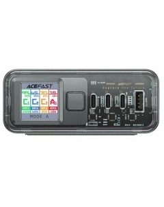 Сетевое зарядное устройство Z4 PD218W GaN 3 x USB C 1 x USB A Charging Adapter Черный Acefast