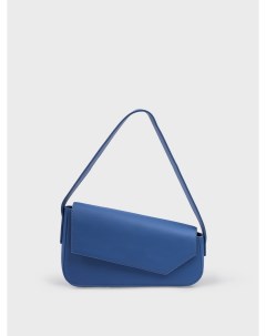 Асимметричная сумка синяя Elis