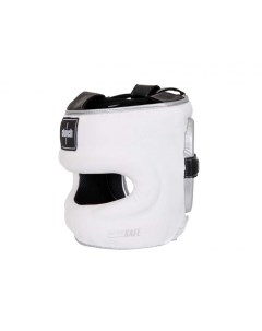 Шлем для единоборств с бампером Face Guard бело серебристый Clinch