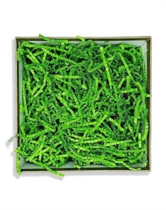 Бумажный наполнитель, зеленый, 100 г Рутаупак