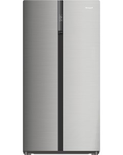 Холодильник Side by Side WSBS 500 Inverter NoFrost Inox Glass Weissgauff
