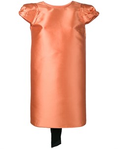 N?21 платье трапеция с бантом 42 оранжевый No21