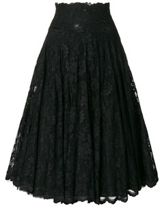 Olvi s расклешенная кружевная юбка 40 черный Olvi`s