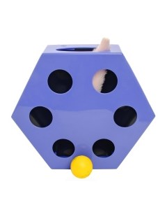 SkyRus Игрушка для кошек интерактивная Hexagon Maze голубая 20 4x6 8x23см батарейки Skyrus интерактив