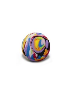 Игрушка для кошек резиновая Мяч Марбл разноцветный 3см Бельгия Duvo+