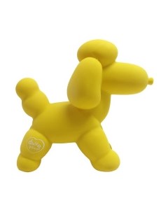Игрушка для собак латексная Надувной пудель жёлтая 14x6x12 5 см Бельгия Duvo+