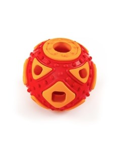 SkyRus Игрушка для собак резиновая Мяч для лакомств оранжевая 6 4x6 4x5 9см Skyrus игрушки для собак