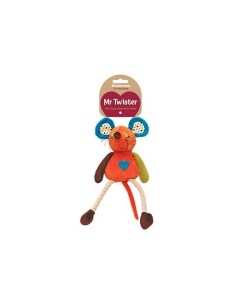 ROSEWOOD Игрушка для собак мягкая Мышка Милли оранжевая 32см Великобритания Rosewood (великобритания)
