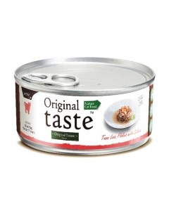 Original Taste Корм влаж тунец с лососем в соусе д кошек конс 70г Pettric