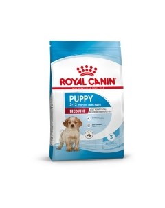 Medium Puppy Корм сух д щенков средних пород 3кг Royal canin