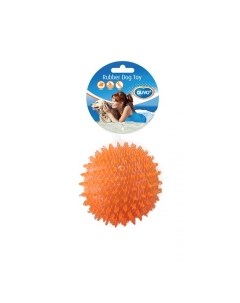 Игрушка для собак резиновая Мяч игольчатый оранжевая 12см Бельгия Duvo+