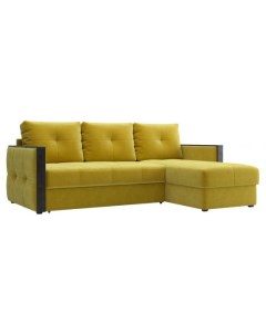Угловой диван Эгида 93 160 см Пружинный блок Двуспальные Диван кровать Желтый 222 Малогабаритные Первый мебельный
