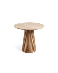 Jeanette Круглый стол из массива тикового дерева O 90 см La forma (ex julia grup)