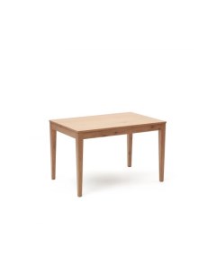 Yain Раздвижной стол из дубового шпона и массива дуба 120 180 x 80 см La forma (ex julia grup)