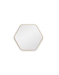Зеркало Hexagon S Gold Art-zerkalo
