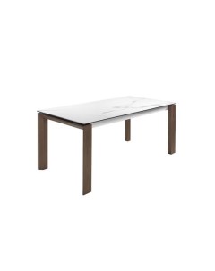 Раздвижной обеденный стол D2058BA 1095 из керамики и орехового дерева Angel cerda