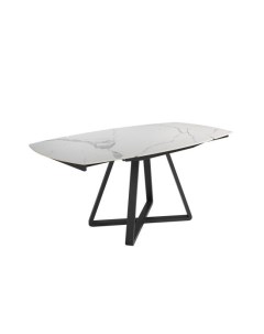 Обеденный стол D2055BB 1096 из керамики и черной стали Angel cerda