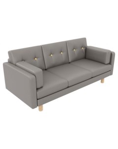 Прямой диван Ингвар 83 80 см Без пружин Мягкие Серый 199 Ширина 200 см Первый мебельный