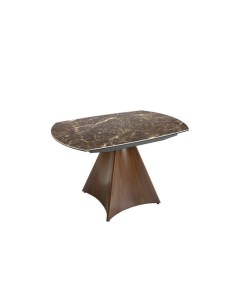 Раздвижной овальный обеденный стол 1113 MC22181DT из мраморной керамики и стали Angel cerda