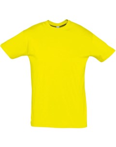 Футболка REGENT 150 желтая лимонная размер S No name