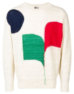 Isabel marant свитер с круглым вырезом в стиле колор блок нейтральные цвета Isabel marant