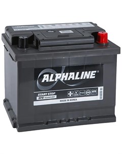 Автомобильный аккумулятор EFB 60 Ач обратная полярность L2 Alphaline