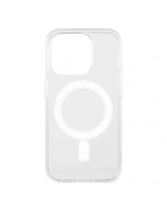 Чехол накладка MagSafe для смартфона Apple iPhone 15 Pro пластик силикон прозрачный УТ000038599 Red line