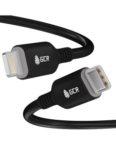 Кабель USB Type C Lightning 8 pin MFi быстрая зарядка 2 4А 18 Вт 1 5 м черный Premium GCR 53532 Greenconnect