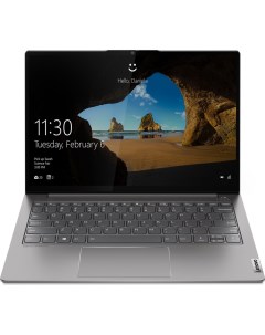 Ноутбук ThinkBook 13s G2 13 3 IPS 2560x1600 Intel Core i7 1165G7 2 8 ГГц 16Gb RAM 512Gb SSD W11 серы Lenovo