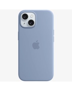 Чехол накладка Silicone Case A3123 для смартфона iPhone 15 силикон синий 194253939511 Apple