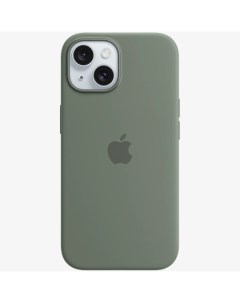 Чехол накладка Silicone Case A3123 для смартфона iPhone 15 силикон зеленый 194253939481 Apple
