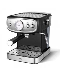 Кофеварка рожковая CM1006 850 Вт кофе молотый 1 5 л капучинатор серебристый черный Bq