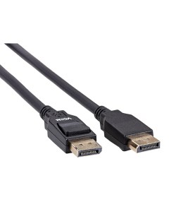 Кабель DisplayPort 20M DisplayPort 20M v2 1 4K 8K 1 м черный CG651 CG651 1 0 Vcom